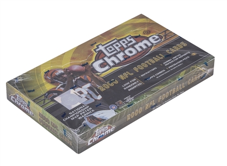 2000 Topps Chrome Football Unopened Hobby Box (24 Packs)